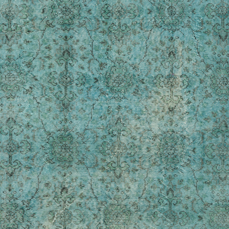 Alfombra Turca Vintage Sobre-teñida - 138 cm x 263 cm - K0091788