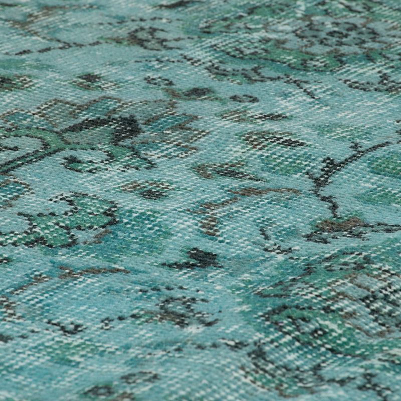 Alfombra Turca Vintage Sobre-teñida - 138 cm x 263 cm - K0091788