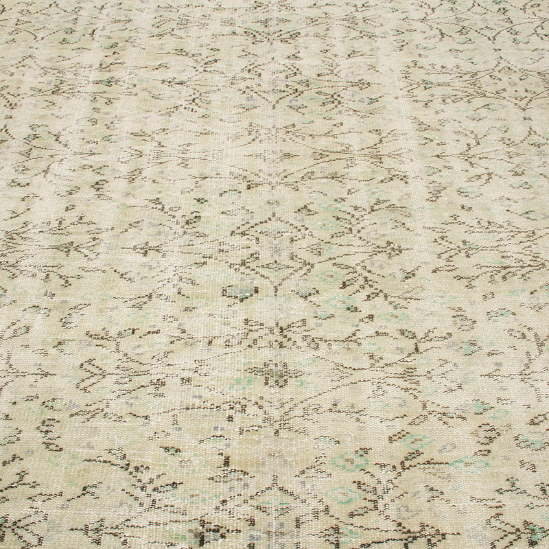 Alfombra Vintage Turca Anudada a Mano - 185 cm x 270 cm - K0091789
