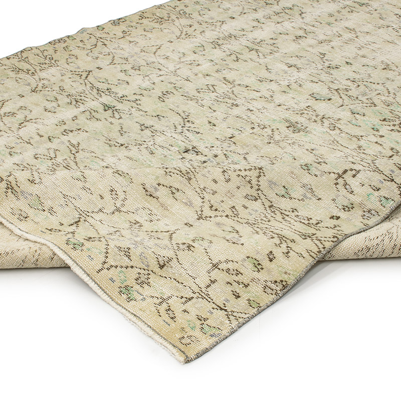 Alfombra Vintage Turca Anudada a Mano - 185 cm x 270 cm - K0091789