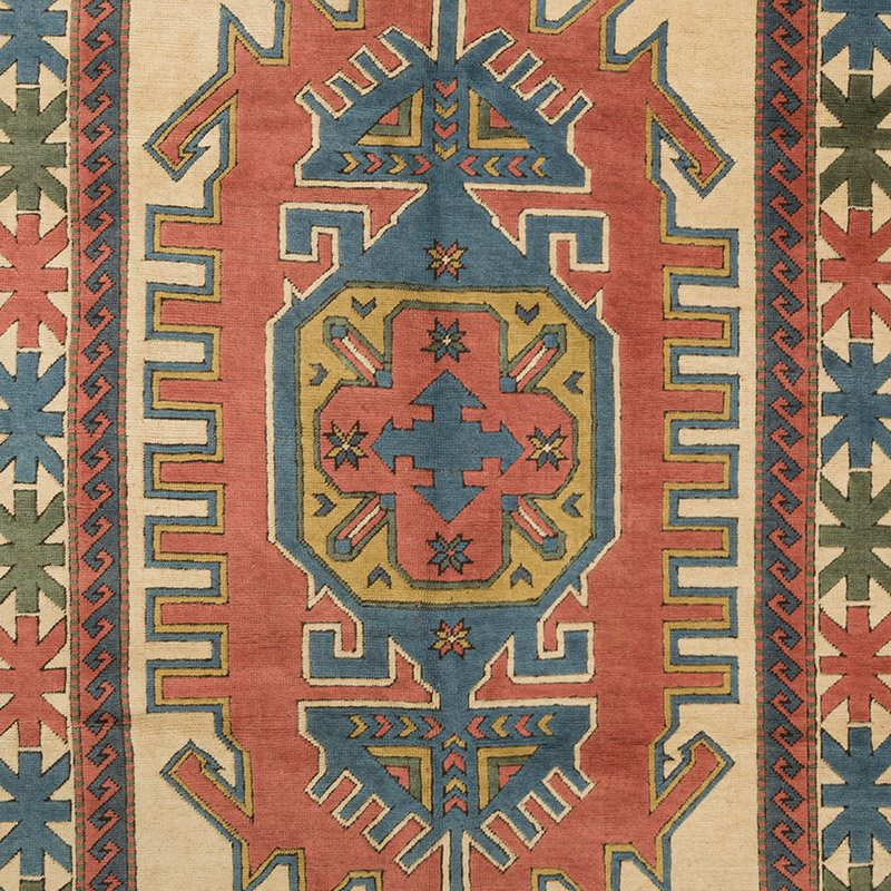 Alfombra Vintage Turca Anudada a Mano - 173 cm x 270 cm - K0091792