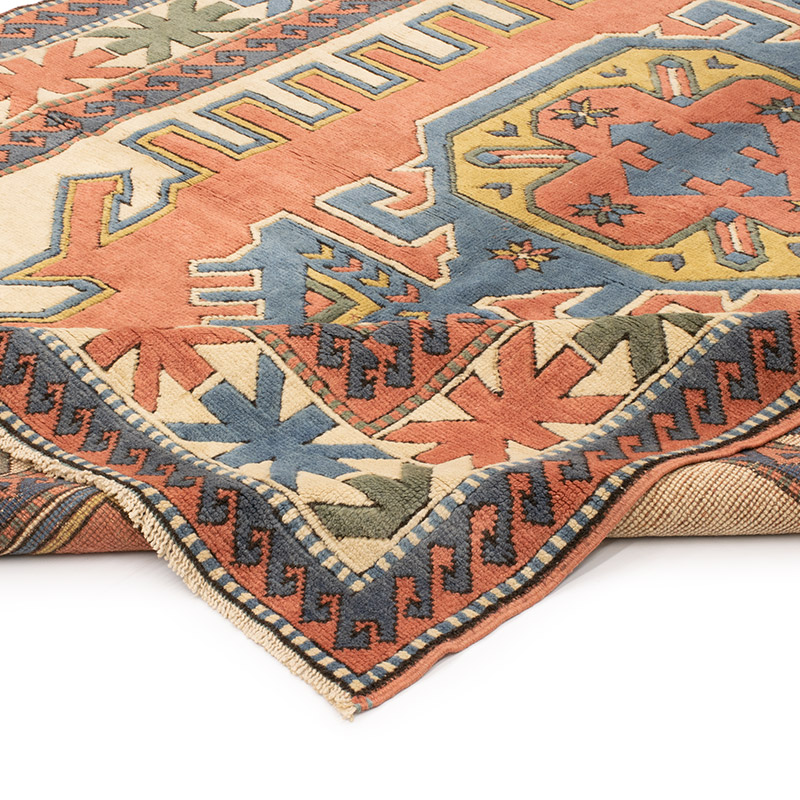 Alfombra Vintage Turca Anudada a Mano - 173 cm x 270 cm - K0091792