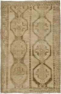 Vintage Turkish Hand-Knotted Rug - 9' 10" x 15' 6" (118" x 186")