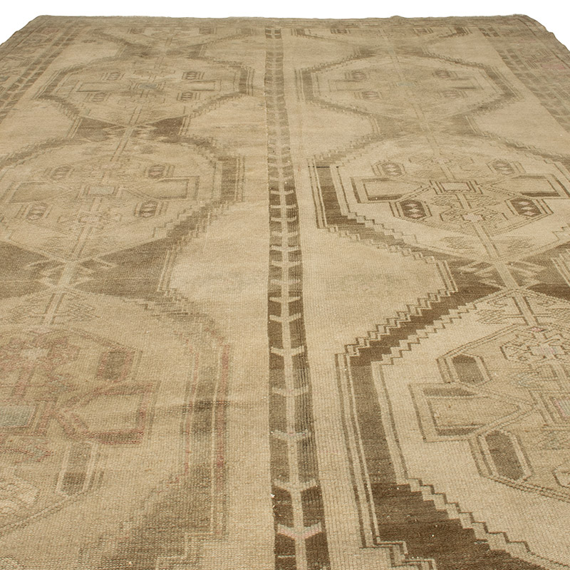 Alfombra Vintage Turca Anudada a Mano - 300 cm x 473 cm - K0091793