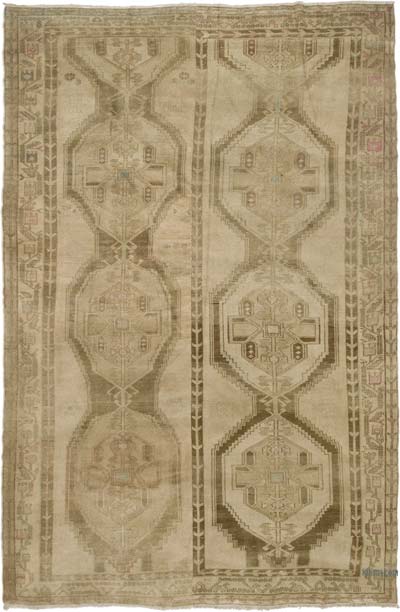 Vintage Turkish Hand-Knotted Rug - 9' 10" x 15' 6" (118" x 186")