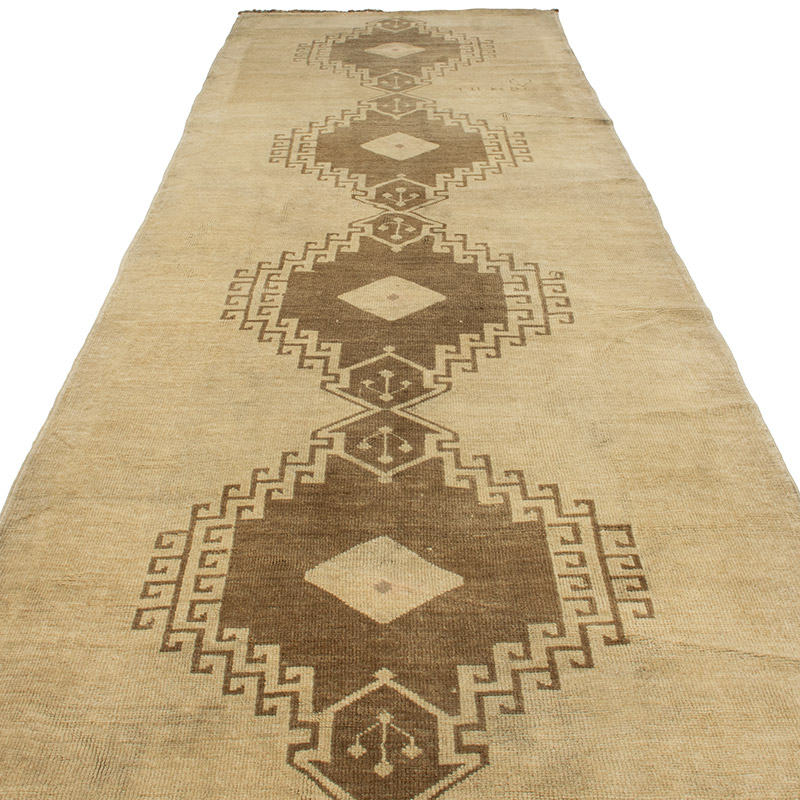 Alfombra Turca Vintage de pasillo - K0091794