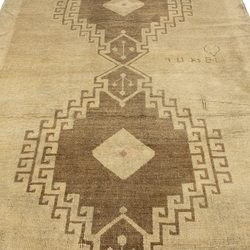 Alfombra Turca Vintage de pasillo - K0091794