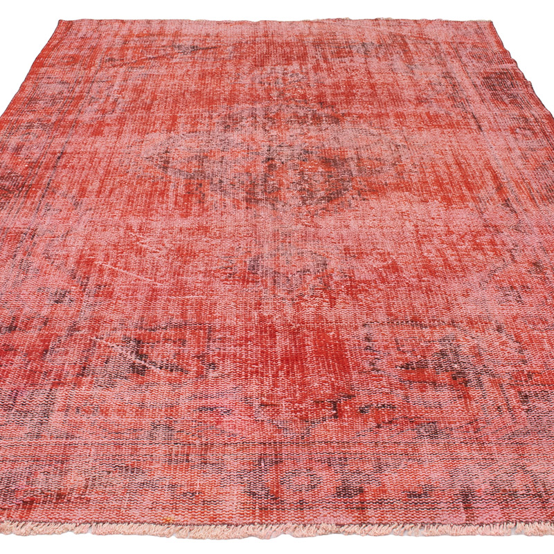Alfombra Turca Vintage Sobre-teñida - 175 cm x 266 cm - K0091796