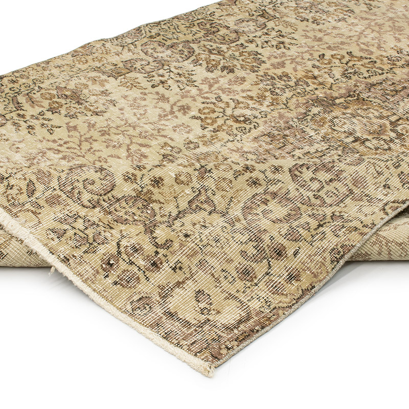 Alfombra Vintage Turca Anudada a Mano - 153 cm x 242 cm - K0091798