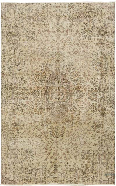 Vintage Turkish Hand-Knotted Rug - 5'  x 7' 11" (60" x 95")
