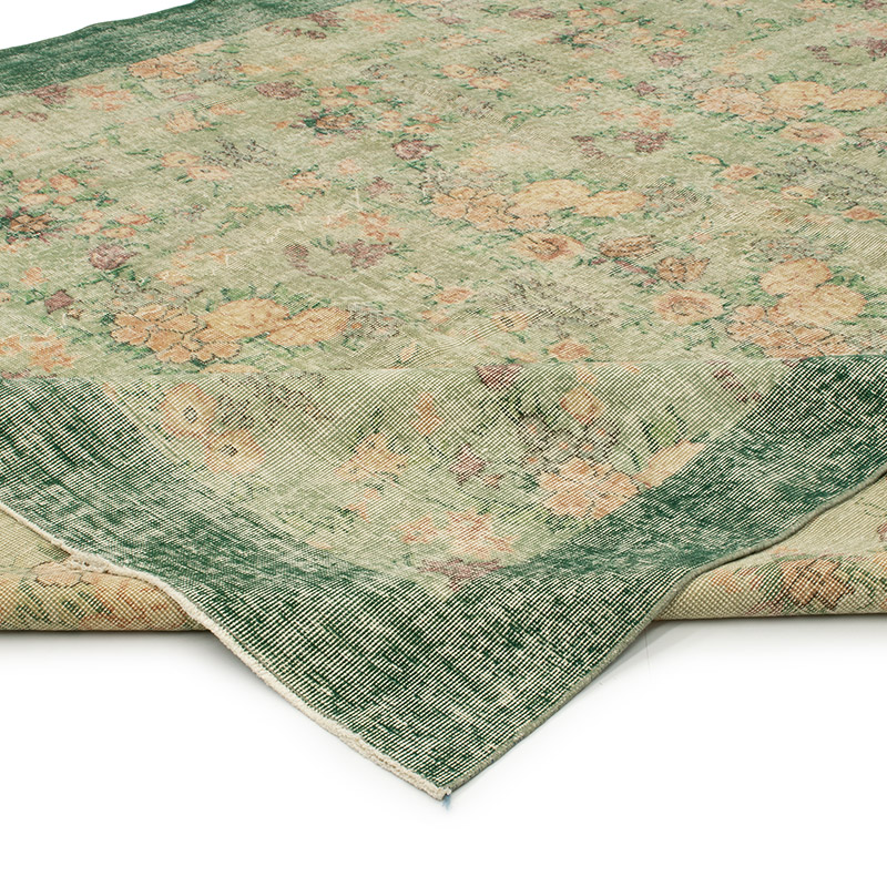Alfombra Vintage Turca Anudada a Mano - 242 cm x 345 cm - K0091802