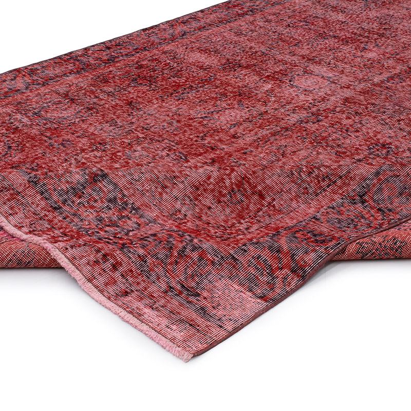 Alfombra Turca Vintage Sobre-teñida - 190 cm x 314 cm - K0091803