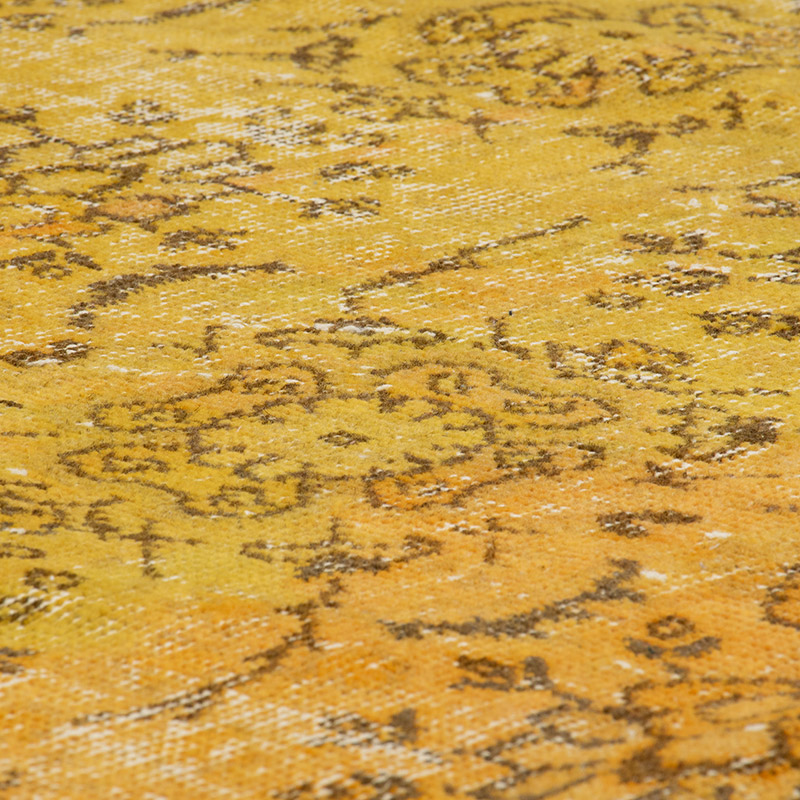 Alfombra Turca Vintage Sobre-teñida - 164 cm x 305 cm - K0091806