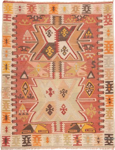 Vintage Marash Kilim Rug