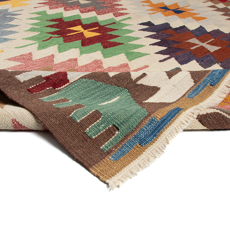 New Turkish Handwoven Kilim Rug - 8' 6" x 12' 3" (102" x 147") - K0092052