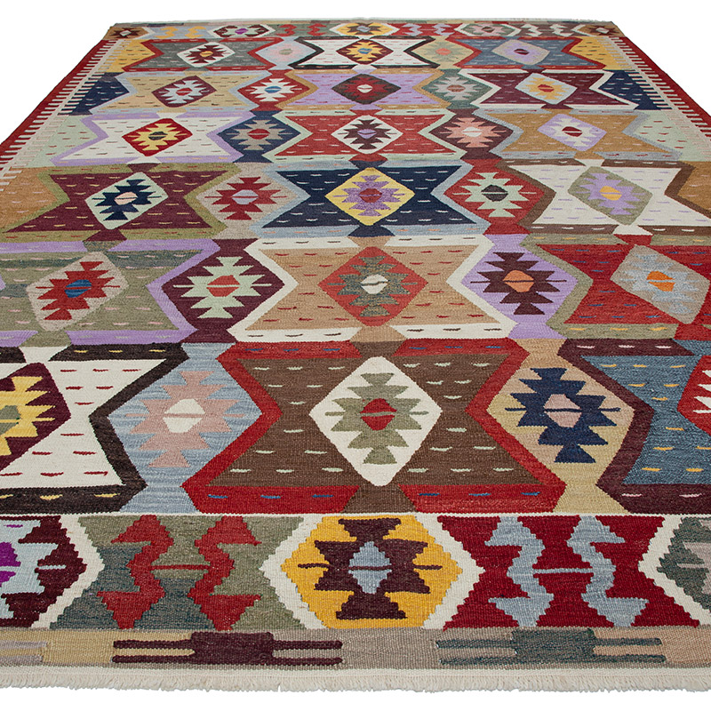 Yeni Kök Boya El Dokuma Kilim - 262 cm x 375 cm - K0092053
