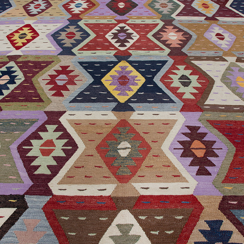 Yeni Kök Boya El Dokuma Kilim - 262 cm x 375 cm - K0092053