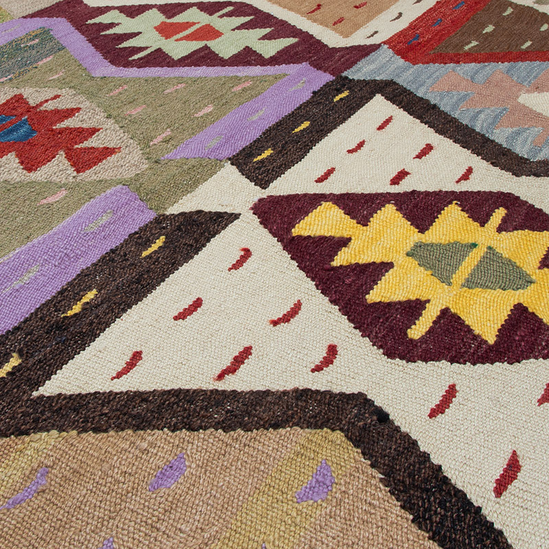 Yeni Kök Boya El Dokuma Kilim - 262 cm x 375 cm - K0092053