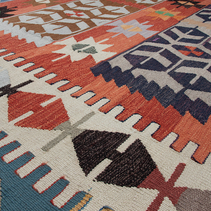Yeni Kök Boya El Dokuma Kilim - 258 cm x 377 cm - K0092054