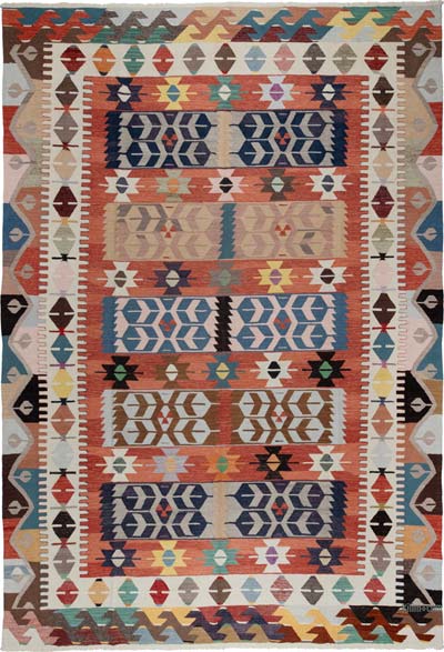 Yeni Kök Boya El Dokuma Kilim - 258 cm x 377 cm