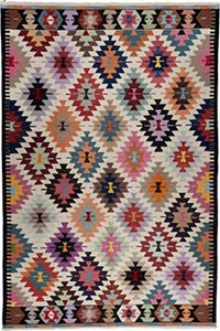 New Turkish Handwoven Kilim Rug - 8' 3" x 12' 5" (99" x 149")