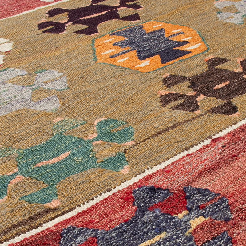 Yeni El Dokuma Kilim Yolluk - 107 cm x 308 cm - K0092056