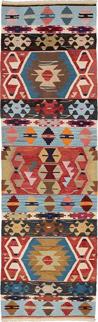 Yeni El Dokuma Kilim Yolluk - 106 cm x 346 cm