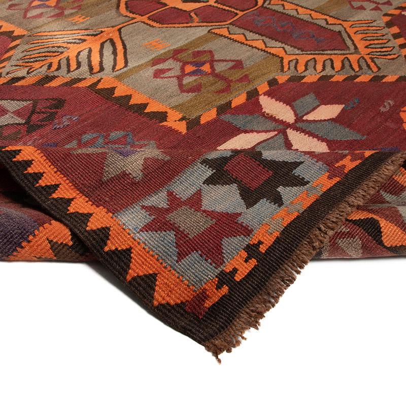 Vintage Kars Kilim Rug - K0092059