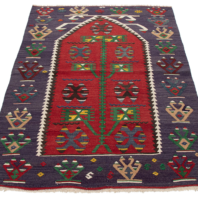 Vintage Esme Kilim Rug - 3'  x 4' 2" (36" x 50") - K0092066