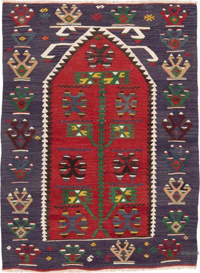 Alfombra Vintage Esme Kilim - 91 cm x 128 cm