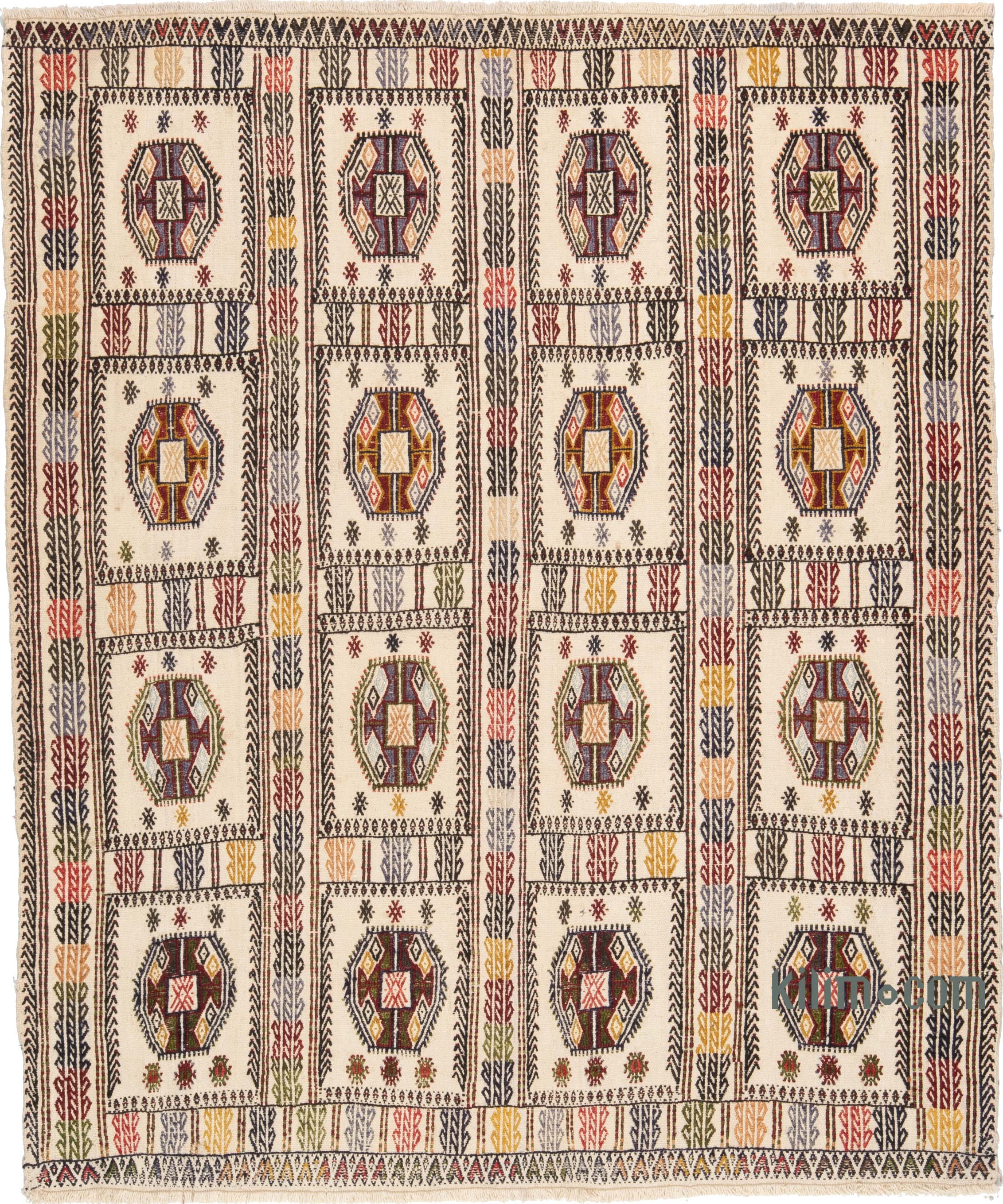 Vintage Anatolian Jijim Rug - K0092068