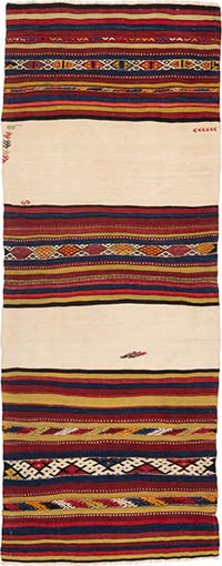 Vintage Manisa Kilim Runner