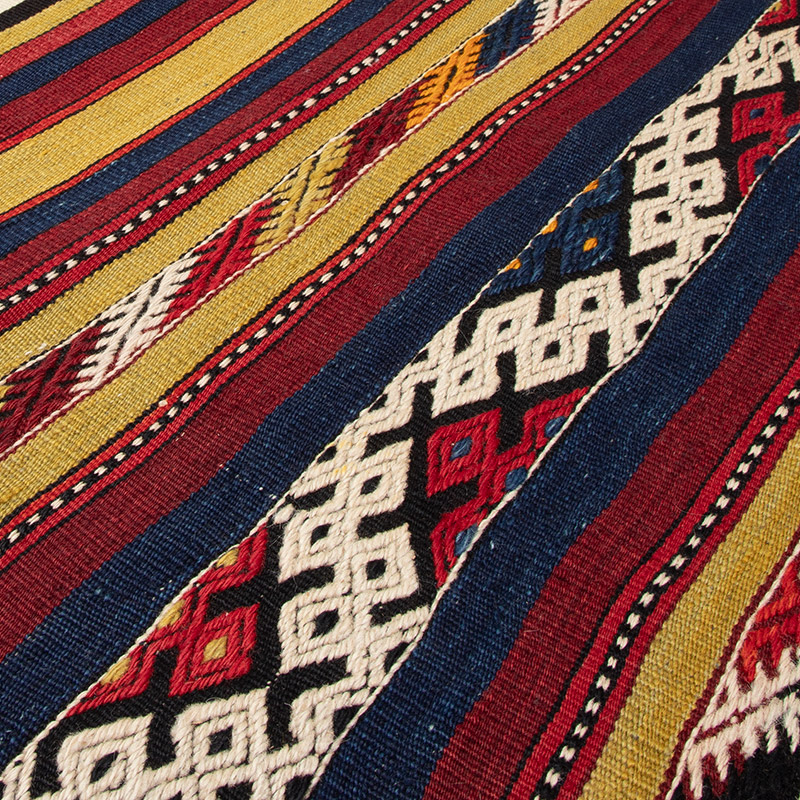 Vintage Manisa Kilim Yolluk - K0092070