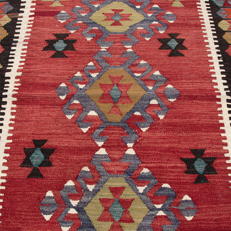 Vintage Esme Kilim Rug - 3'  x 3' 11" (36" x 47") - K0092073