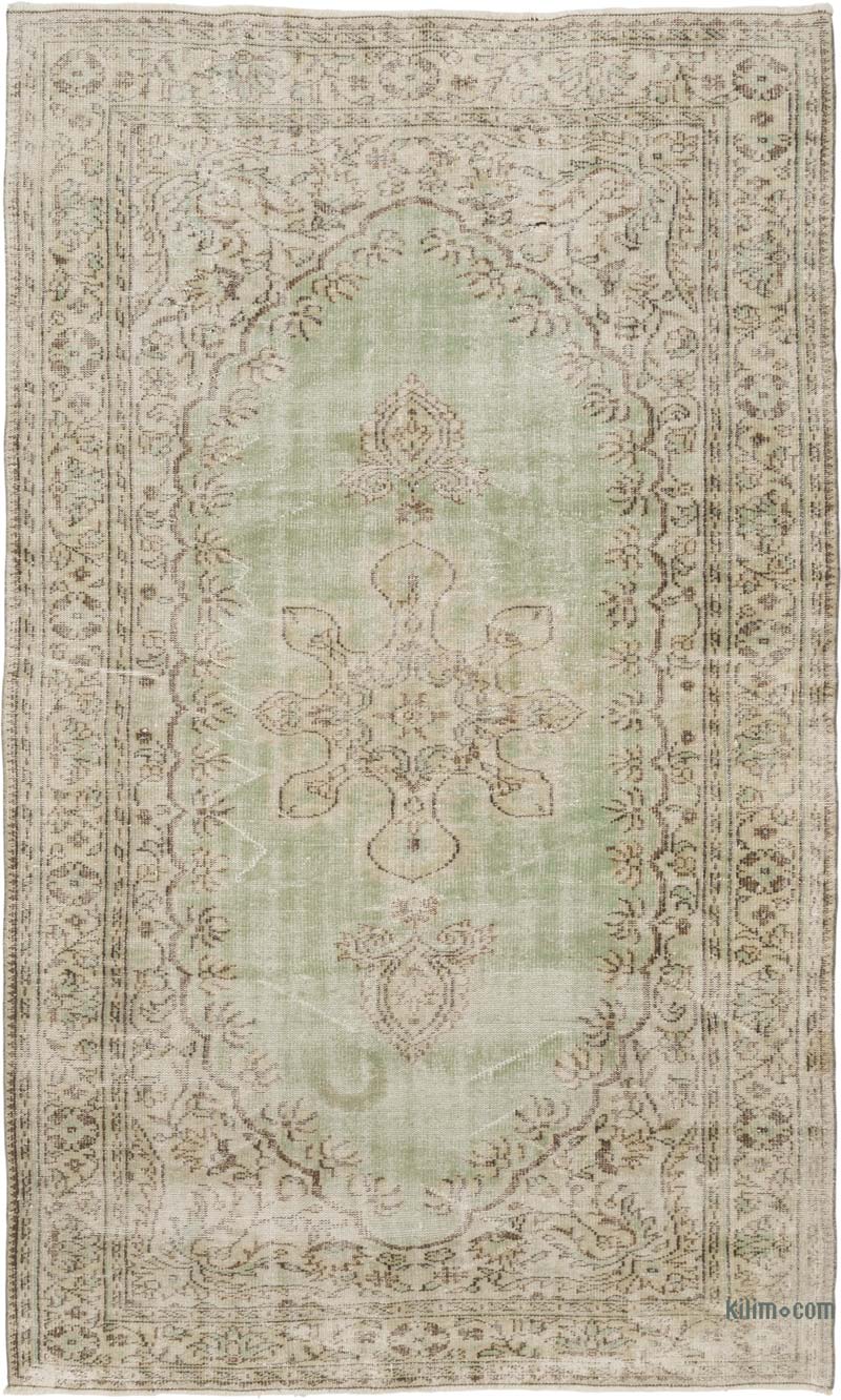 Vintage Turkish Hand-Knotted Rug - 5' 11