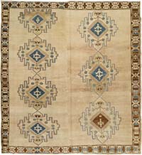 Vintage Turkish Hand-Knotted Rug - 11' 6" x 12' 6" (138" x 150")