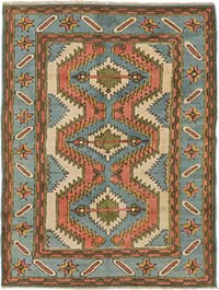 Vintage Turkish Hand-Knotted Rug - 5' 1" x 6' 5" (61" x 77")