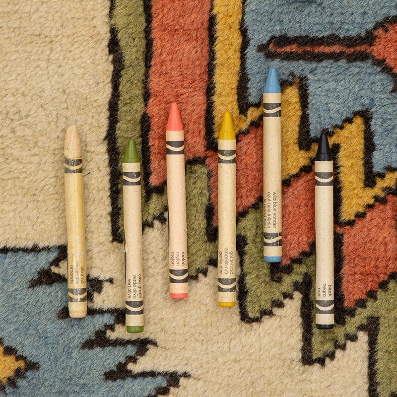 Alfombra Vintage Turca Anudada a Mano - 154 cm x 196 cm - K0092077