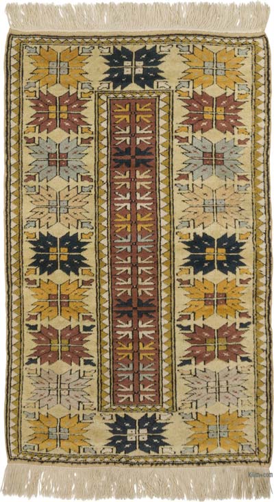 El Dokuma Vintage Hali - 94 cm x 151 cm