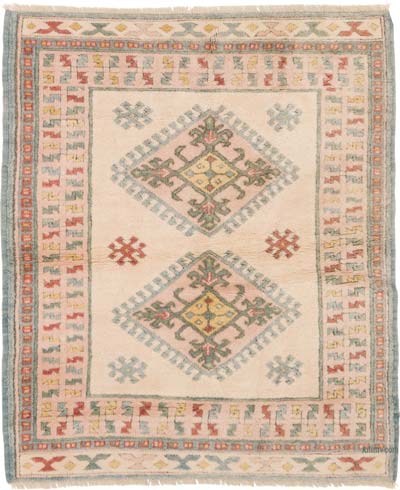 El Dokuma Vintage Hali - 89 cm x 104 cm