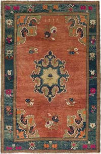 Alfombra Vintage Turca Anudada a Mano - 225 cm x 325 cm