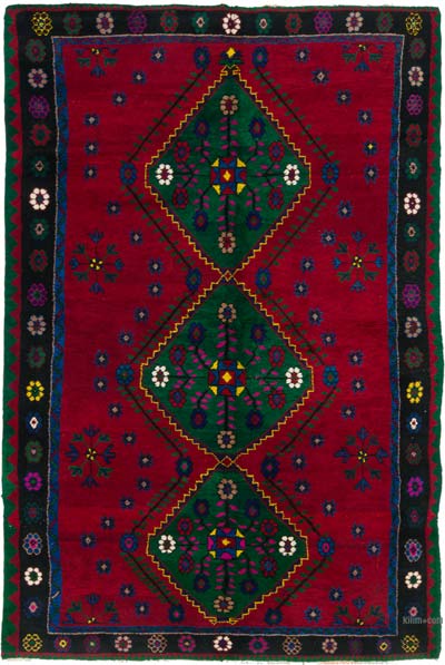 Alfombra Vintage Turca Anudada a Mano - 192 cm x 278 cm