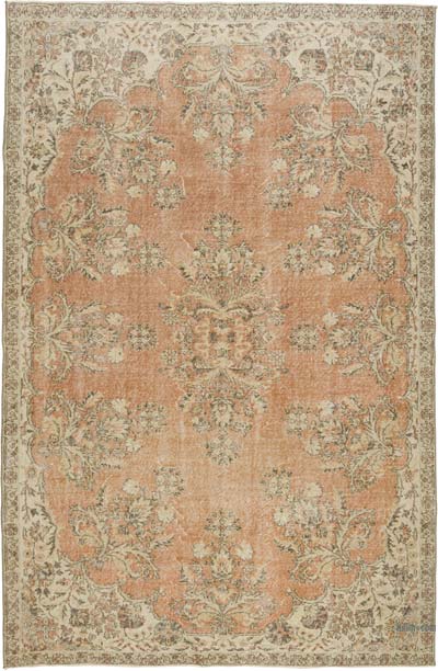 Vintage Turkish Hand-Knotted Rug - 7' 2" x 10' 11" (86" x 131")