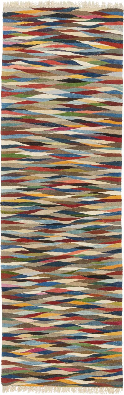 Yeni Kök Boya El Dokuma Yolluk Kilim - 92 cm x 290 cm
