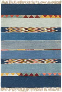 New Handwoven Turkish Kilim Rug - 3' 1" x 4' 4" (37" x 52")