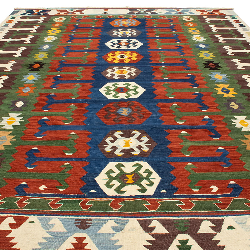 Yeni Kök Boya El Dokuma Kilim - 250 cm x 344 cm - K0092106