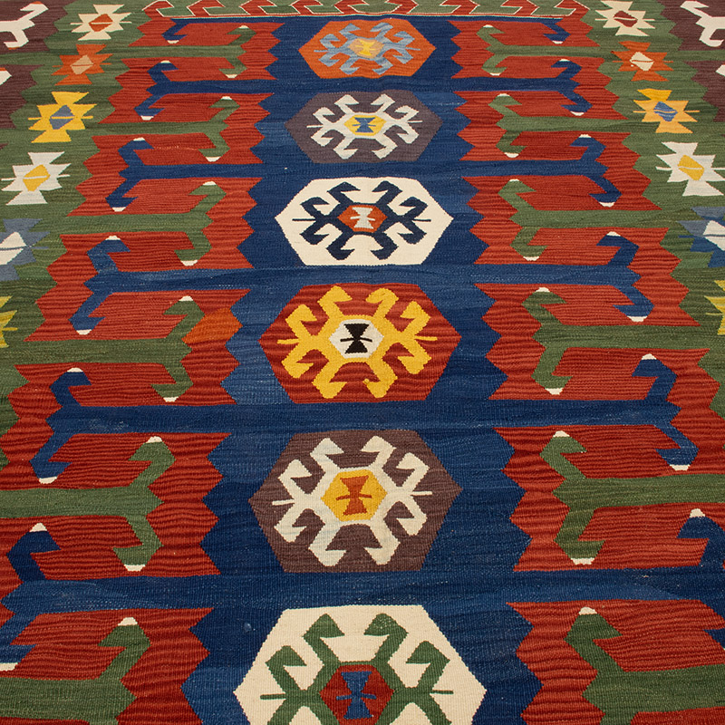 Yeni Kök Boya El Dokuma Kilim - 250 cm x 344 cm - K0092106