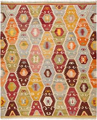 New Turkish Handwoven Kilim Rug - 10' 5" x 12' 6" (125" x 150")
