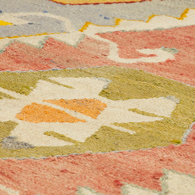 New Turkish Handwoven Kilim Rug - 10' 5" x 12' 6" (125" x 150") - K0092107
