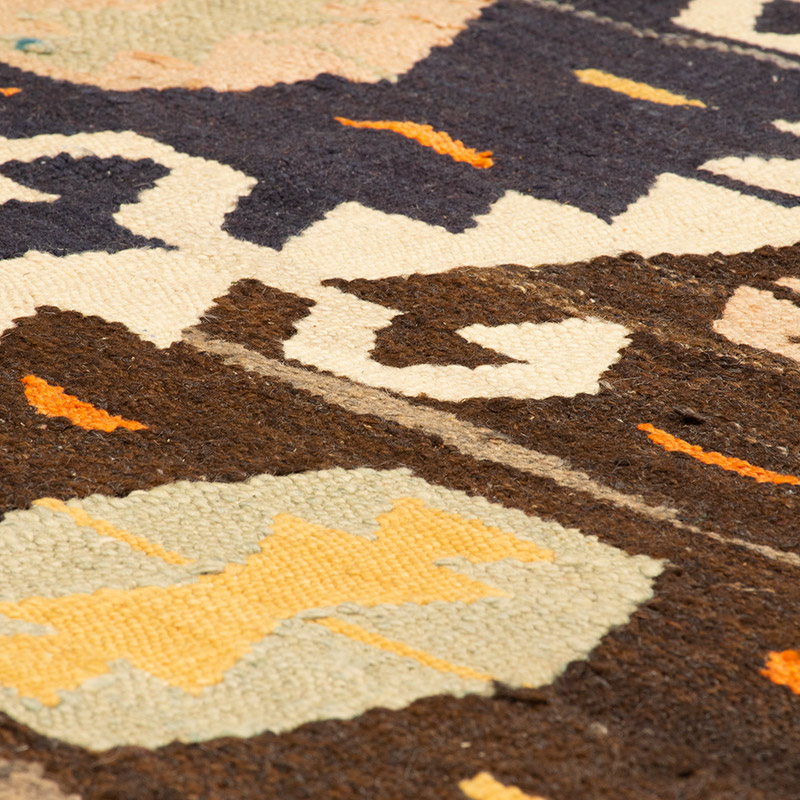 New Turkish Handwoven Kilim Rug - 8' 9" x 10' 5" (105" x 125") - K0092113
